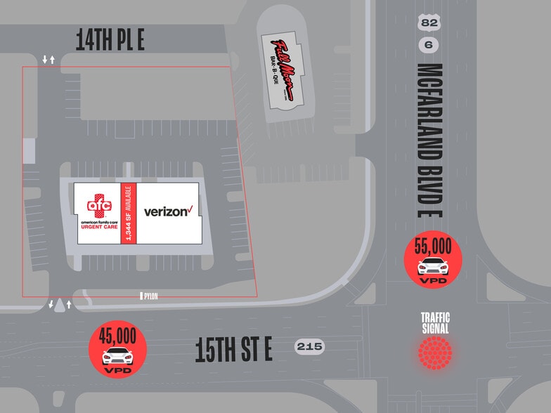 More Photos Of 720 15th St E, Tuscaloosa Storefront Retail Office For Lease