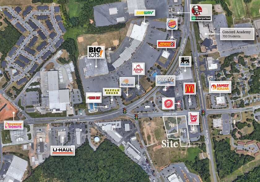 More Photos Of 745 & 755 Cabarrus Ave, Concord Office For Sale