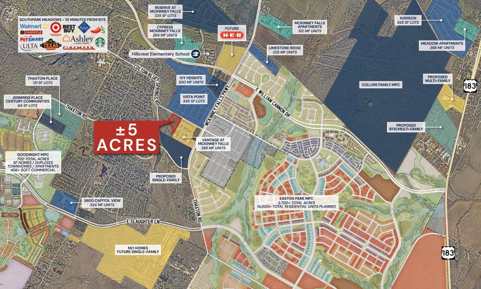 Primary Photo Of Colton-Bluff Springs Road, Austin Land For Sale