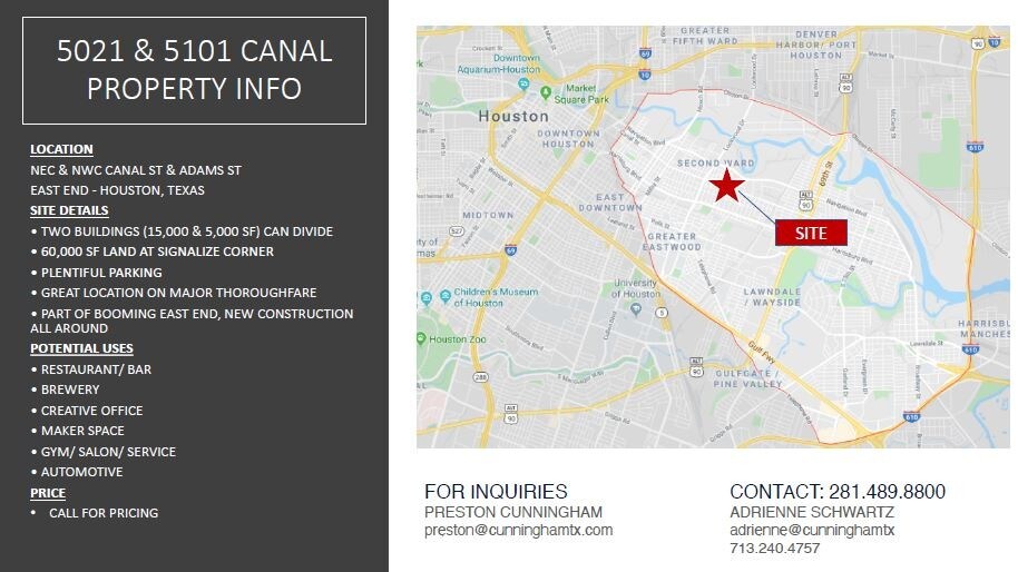 More Photos Of 5101 Canal St, Houston Flex For Lease