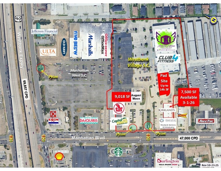 More Photos Of 875 Manhattan Blvd, Harvey General Retail For Lease