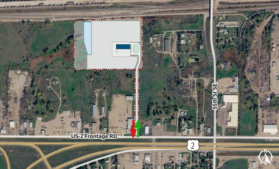 More Photos Of US-2 Frontage Road, Minot Land For Lease