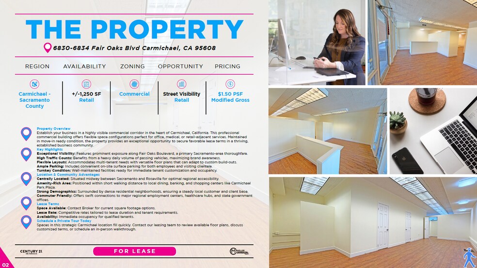 More Photos Of 6830-6834 Fair Oaks Blvd, Carmichael Office For Lease