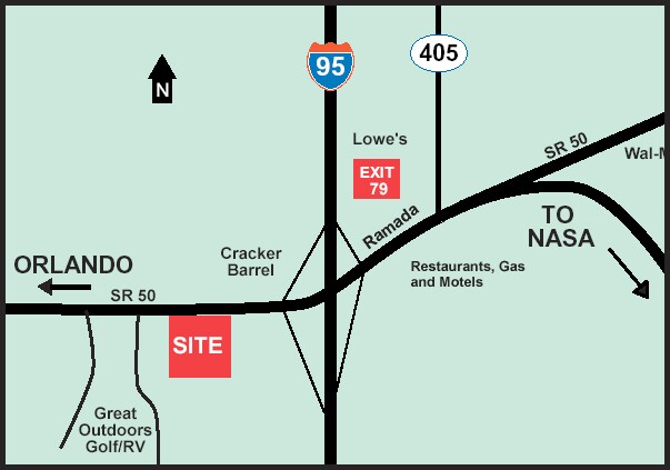 More Photos Of State Road 50 @ I-95, Titusville Land For Sale