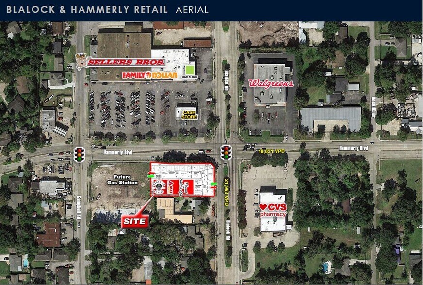 More Photos Of Swc Of Hammerly Boulevard & Blalock Rd, Houston General Retail For Lease