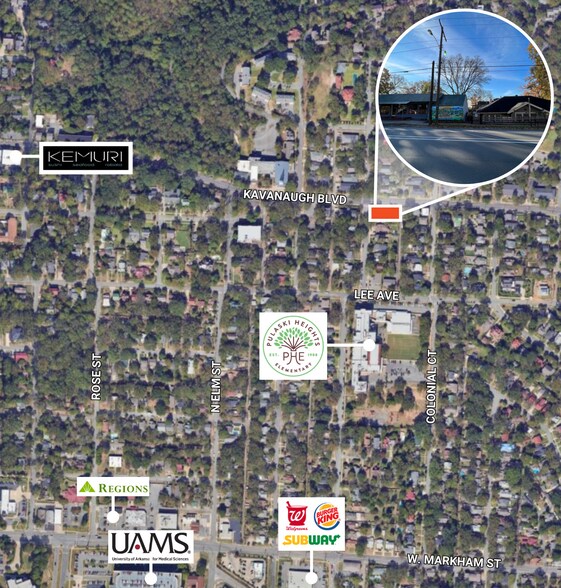 More Photos Of 2017 Kavanaugh Rd, Little Rock Freestanding For Lease