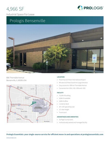 More Photos Of 800-820 W South Thorndale Ave, Bensenville Flex For Lease