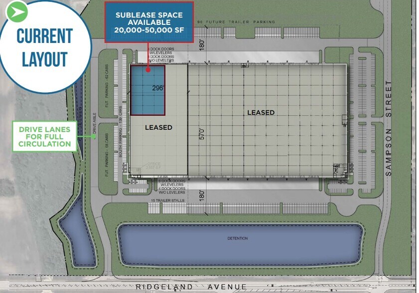 Primary Photo Of 25100 S Ridgeland Ave, Monee Distribution For Lease