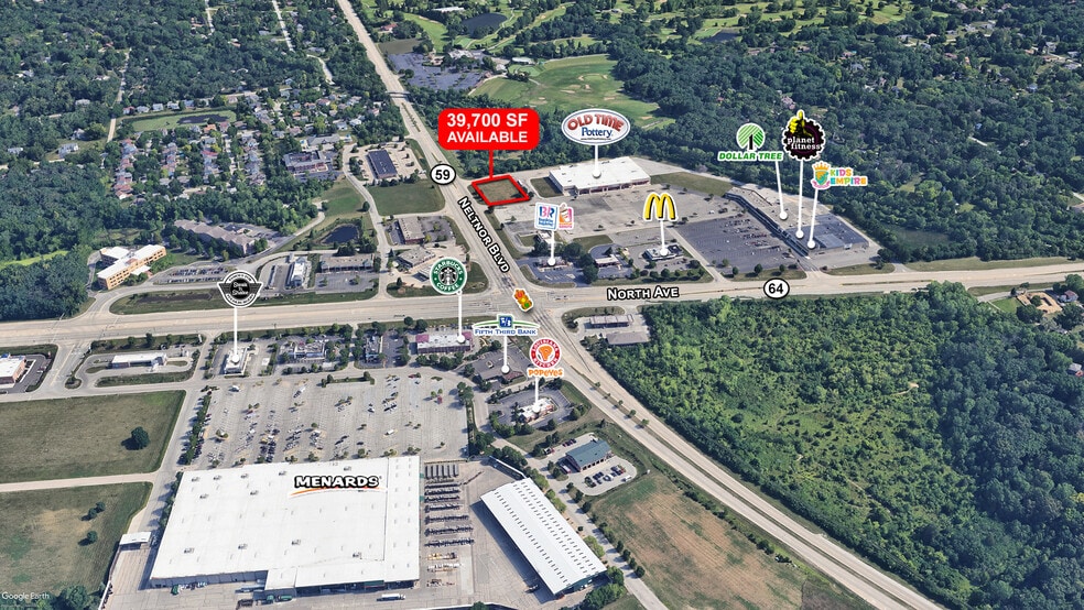 Primary Photo Of NEC Route 64, West Chicago Land For Sale