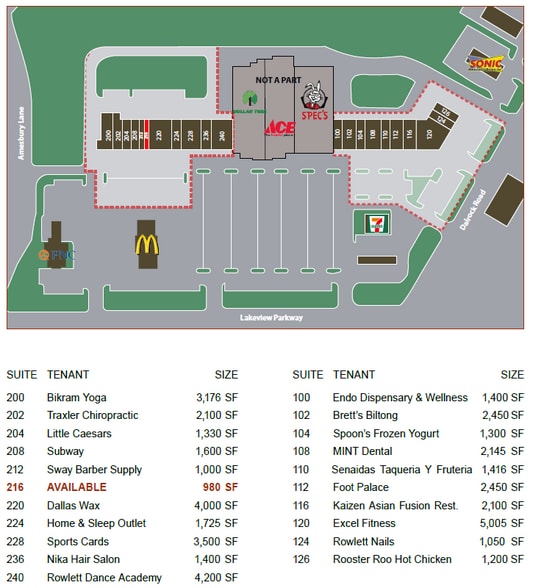 More Photos Of 8405 Lakeview Pky, Rowlett Unknown For Lease