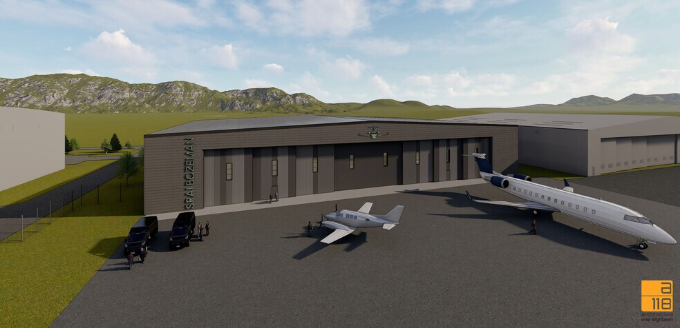 More Photos Of 90 Aviation Ln, Belgrade Airplane Hangar For Lease