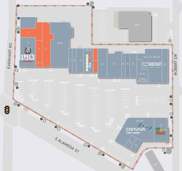 More Photos Of 4200-4250 S Alameda St, Corpus Christi Storefront For Lease