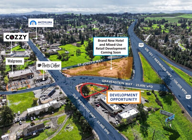 More Photos Of 7675 Old Redwood Hwy, Cotati Land For Sale