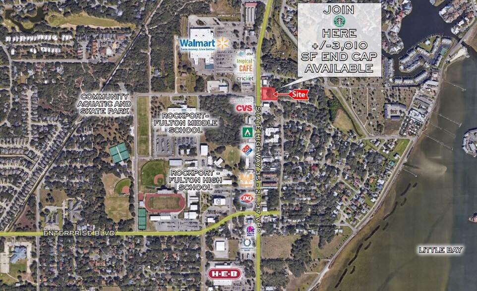 More Photos Of 2302 Highway 35 N, Rockport Fast Food For Lease