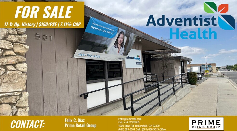 Primary Photo Of 501 6th St, Taft Healthcare For Sale