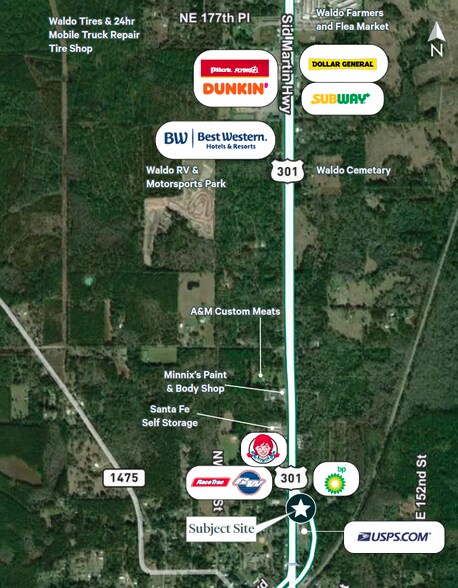 More Photos Of 15145 NE US Highway 301, Waldo Restaurant For Lease