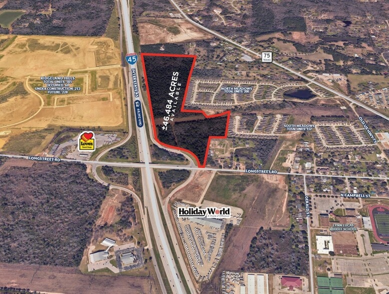 Primary Photo Of Longstreet & I-45, Willis Land For Sale