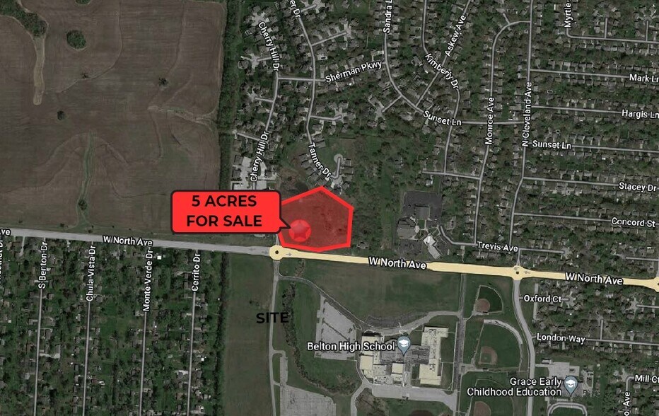 Primary Photo Of Cherry Hill Dr & W North Ave, Belton Land For Sale