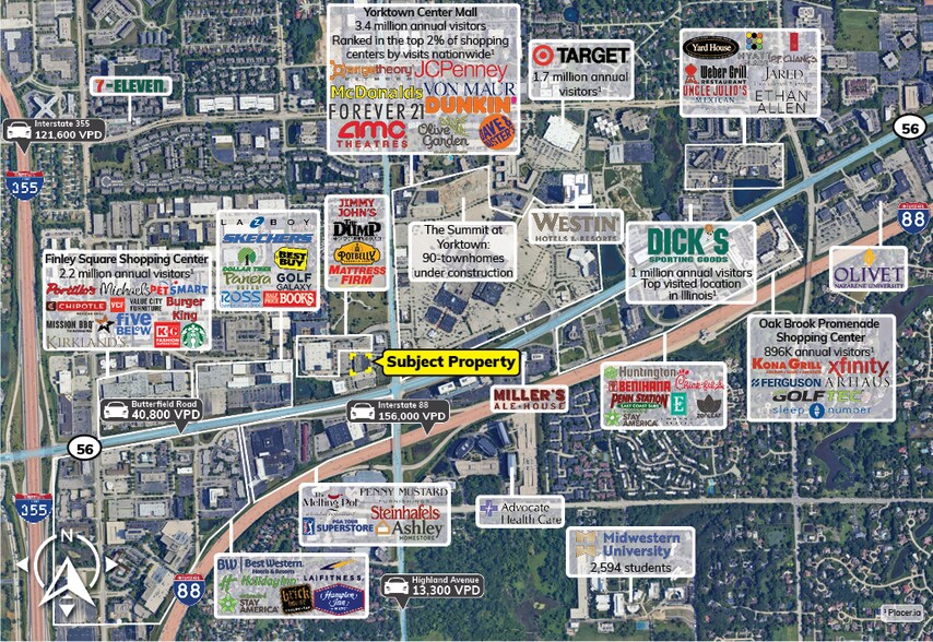 More Photos Of 2820 S Highland Ave, Lombard General Retail For Lease