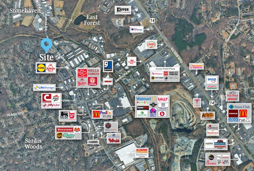 More Photos Of 8945 Covedale Dr, Charlotte Auto Repair For Lease