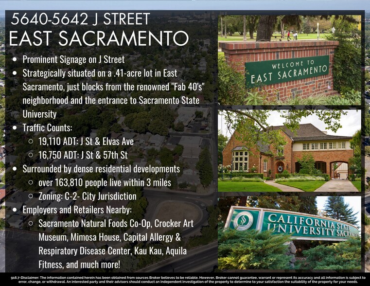 More Photos Of 5640-5644 J St, Sacramento Storefront Retail Office For Lease