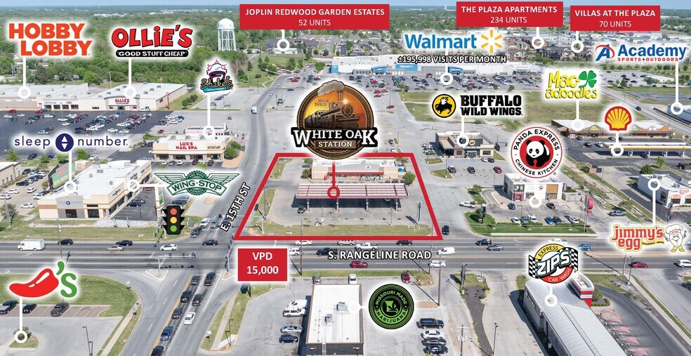 Primary Photo Of 1503 S Range Line Rd, Joplin Service Station For Sale