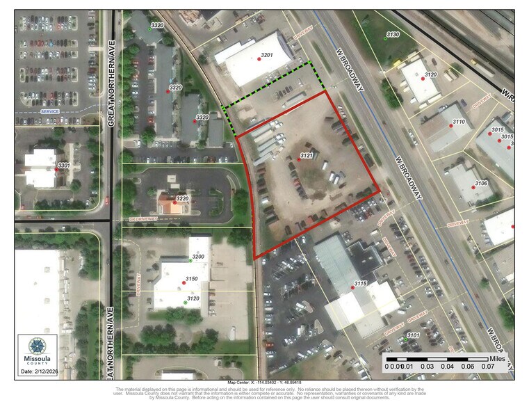 Primary Photo Of 3121 W Broadway St, Missoula Land For Sale