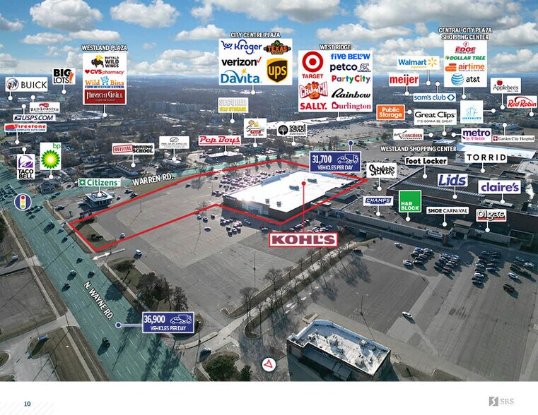 More Photos Of 35000 W Warren Rd, Westland Department Store For Sale