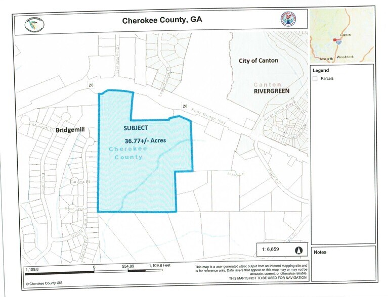 More Photos Of 7386 Knox Bridge Hwy, Canton Land For Sale