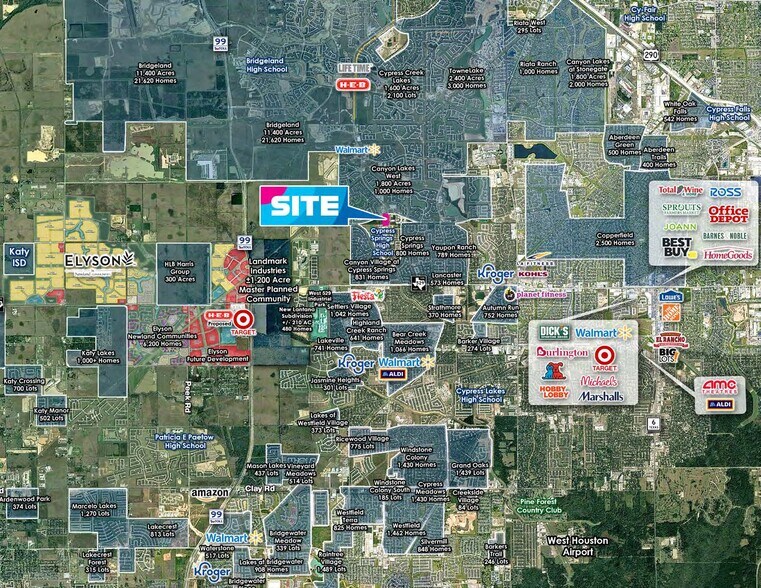 More Photos Of SWC Fry Rd & Longenbaugh Rd, Cypress Storefront For Lease
