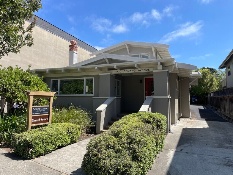 Primary Photo Of 1730 Solano Ave, Berkeley Office Residential For Lease
