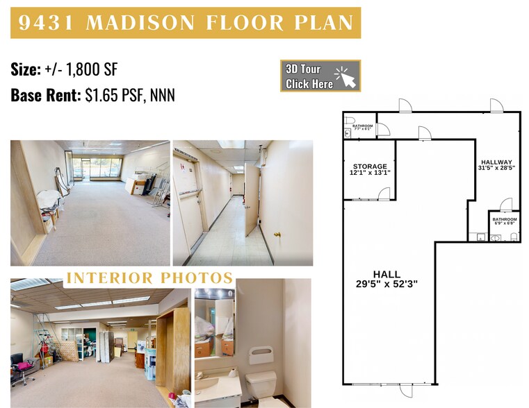 More Photos Of 9407-9417 Madison Ave, Orangevale Unknown For Lease