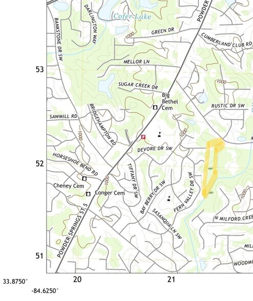 More Photos Of Milford Church Road, Marietta Land For Sale