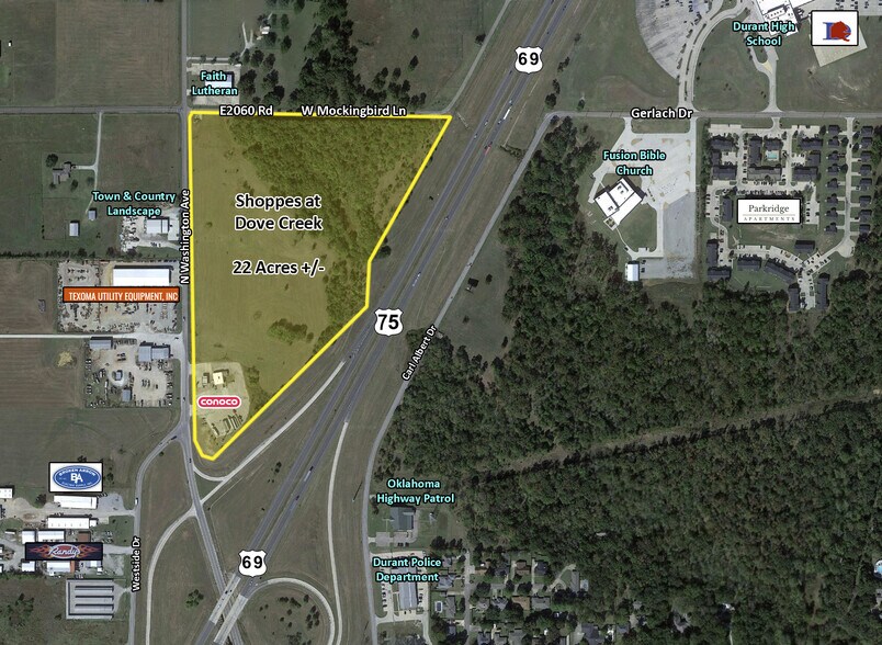 Primary Photo Of 3302 N Washington Ave, Durant Land For Lease