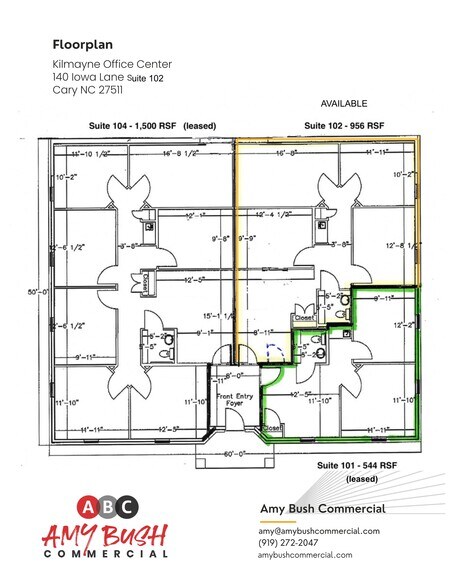 More Photos Of 140 Iowa Ln, Cary Office For Sale