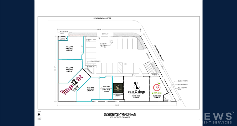 More Photos Of 2829-2843 Hyperion Ave, Los Angeles Freestanding For Lease