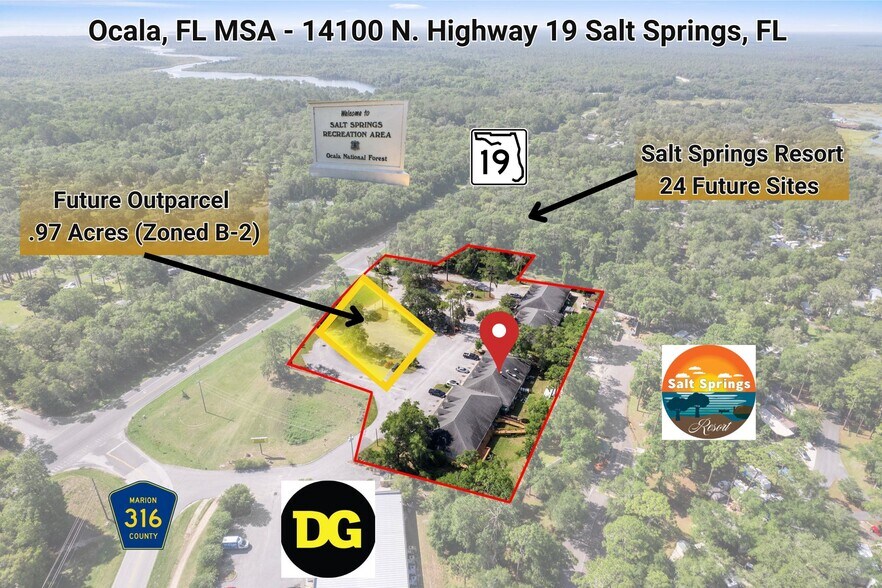 More Photos Of 14100 N Highway 19, Salt Springs Storefront Retail Office For Sale