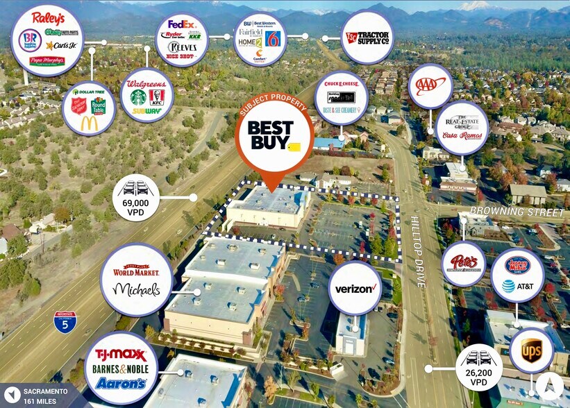 More Photos Of 1010 Hilltop Dr, Redding Freestanding For Sale