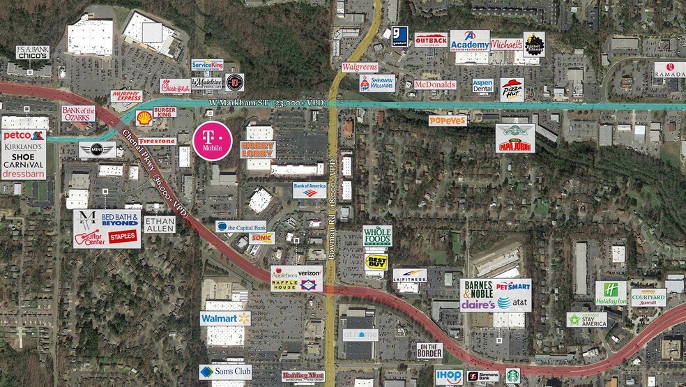 More Photos Of 12211 W Markham, Little Rock Freestanding For Sale