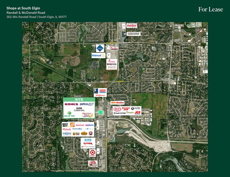 More Photos Of 352-362 Randall Rd, South Elgin Freestanding For Lease