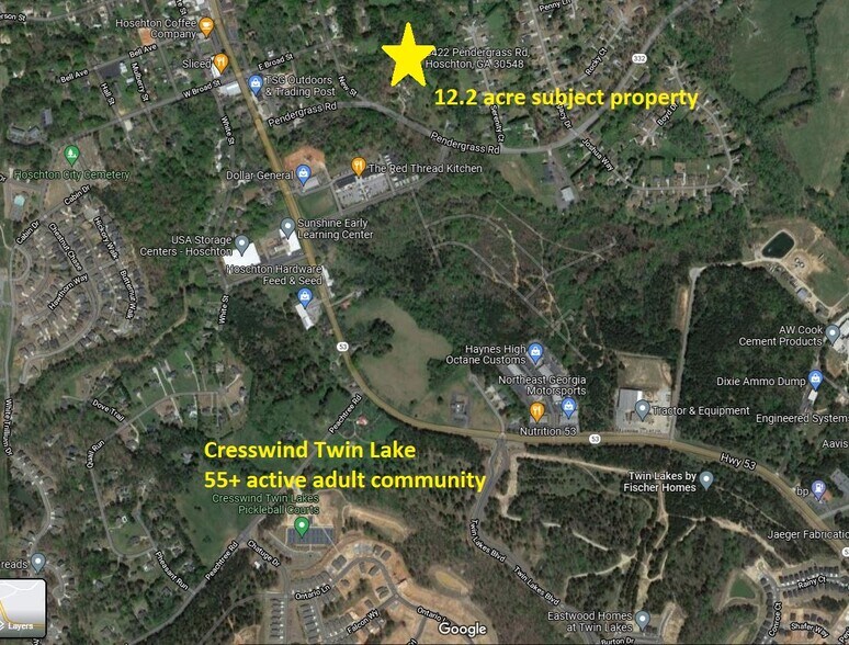 More Photos Of 8422 Pendergrass Rd, Hoschton Land For Sale