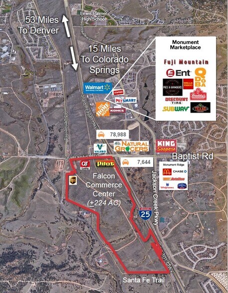 More Photos Of W Baptist Rd @ I-25, Colorado Springs Land For Sale