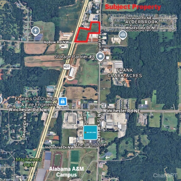 More Photos Of 000 Meridian St, Huntsville Land For Sale