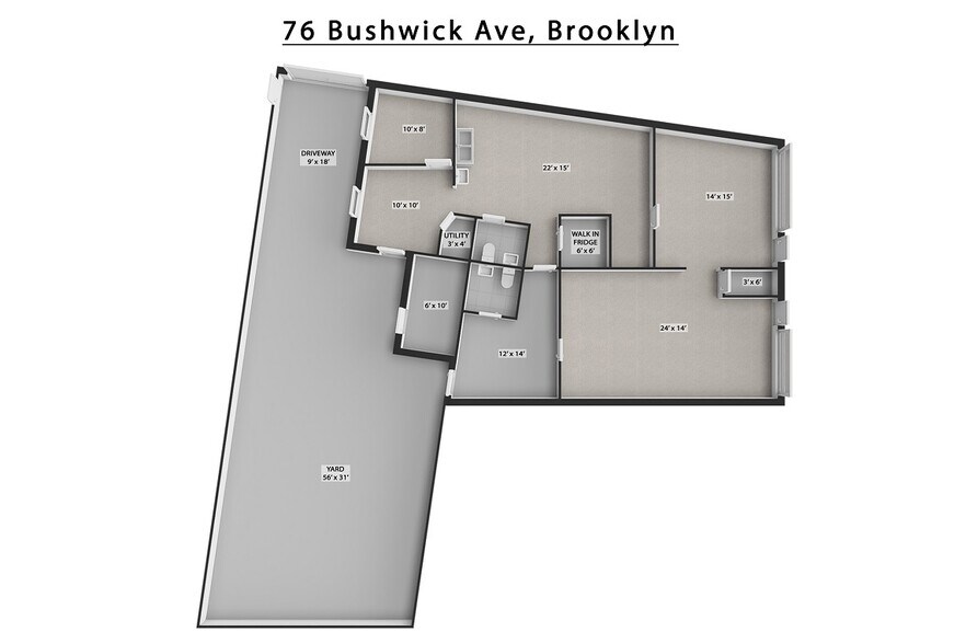 More Photos Of 76 Bushwick Ave, Brooklyn Restaurant For Lease