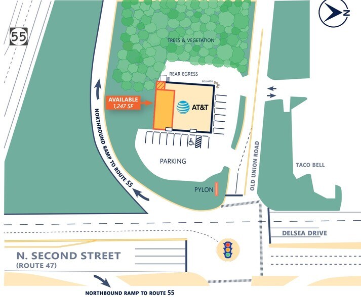 More Photos Of 2500 N 2nd St, Millville Freestanding For Lease