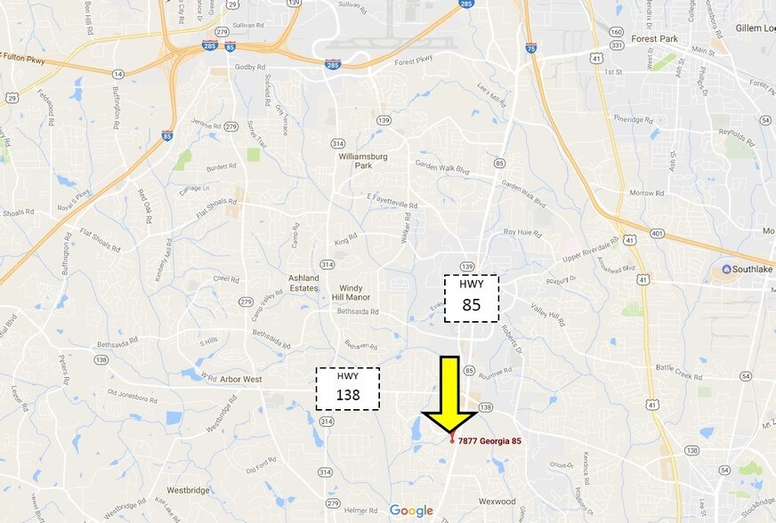 More Photos Of 7877 Highway 85, Riverdale Land For Sale