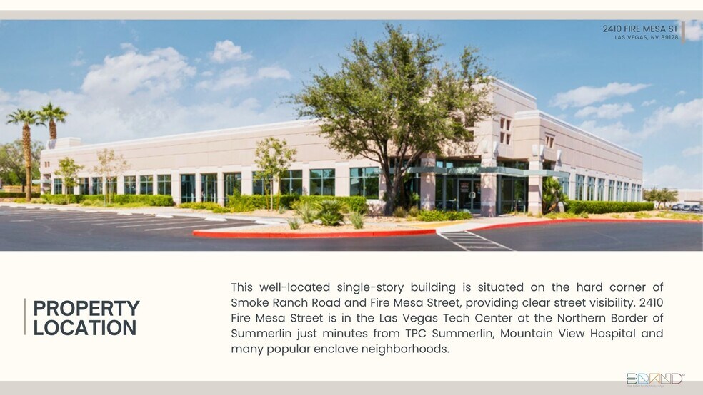 More Photos Of 2410 Fire Mesa St, Las Vegas Office For Sale