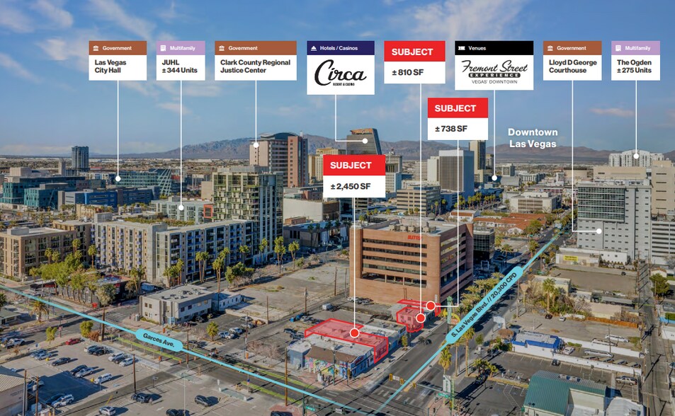 Primary Photo Of 616-628 S Las Vegas Blvd, Las Vegas General Retail For Lease