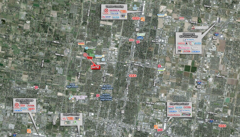 More Photos Of NEC of Nolana Ave & N 34th St, McAllen Land For Lease