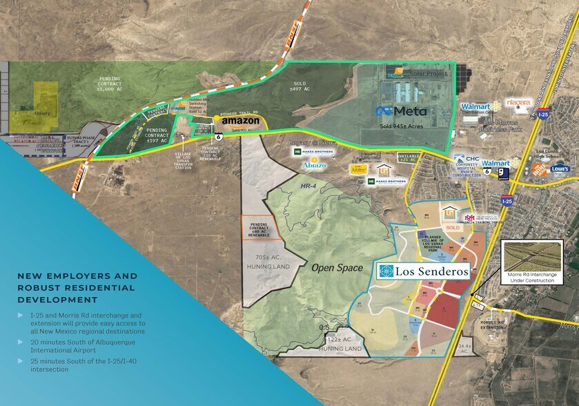 More Photos Of NW C I-25 & Morris Interchange (under const) rd, Los Lunas Land For Sale